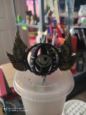 Ophanim_Biblically Accurate angel straw topper | 3d print model