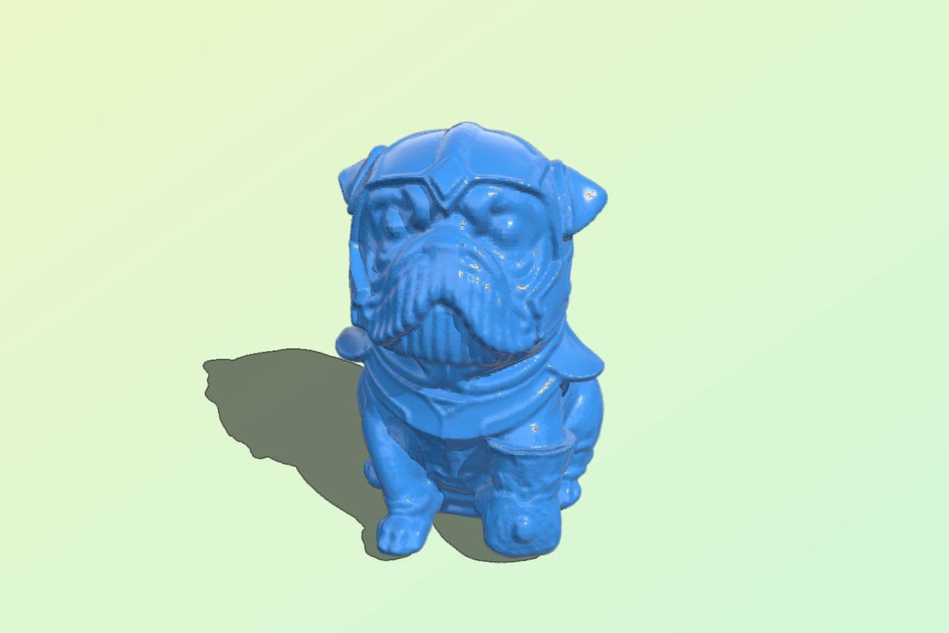 Thanos Shaped Bulldog