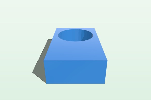 super simple universal Filament Spool block | 3d print model