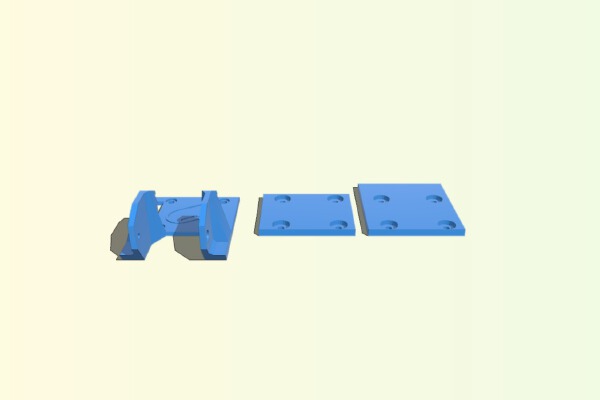 RunCam Split Mini Bracket_Support | 3d print model