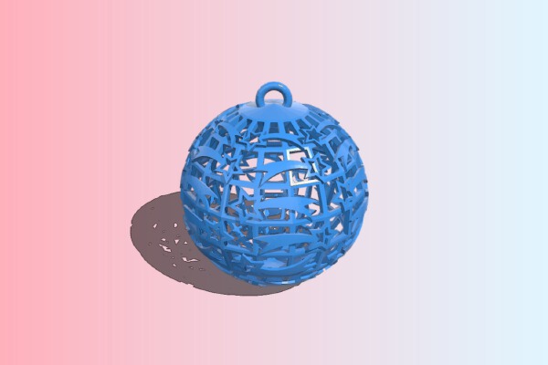 Boule Etoiles Filantes | 3d print model