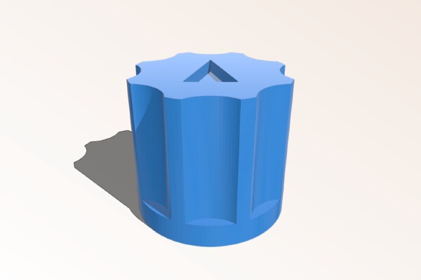 Taranis QX7 Potentiometer Knob | 3d print model
