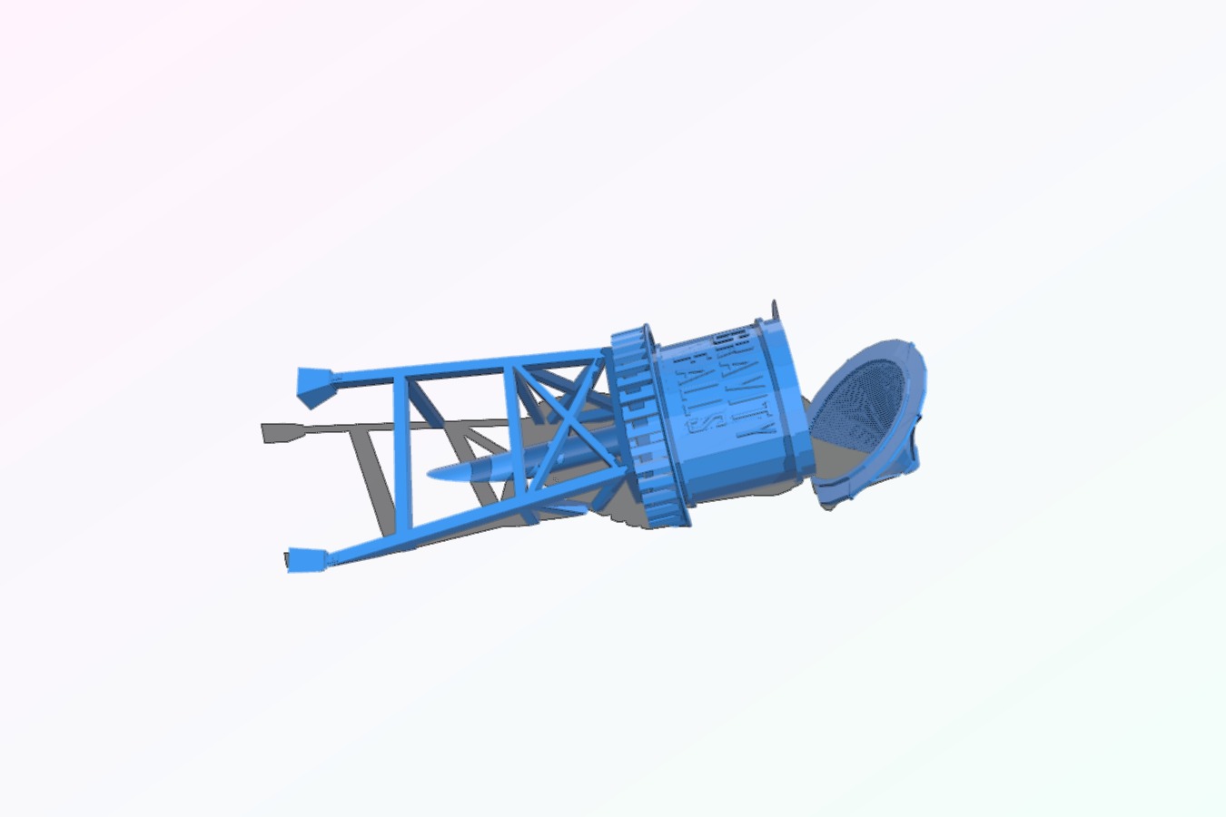 fallen water tower