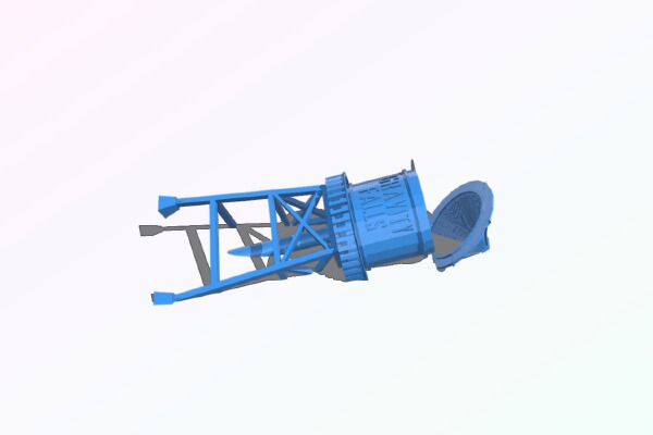 fallen water tower | 3d print model