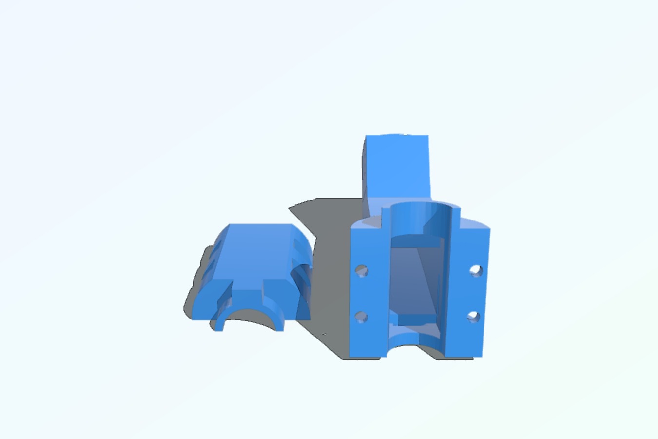 V3 Filastruder Hopper with bottle fitting - verticle mount