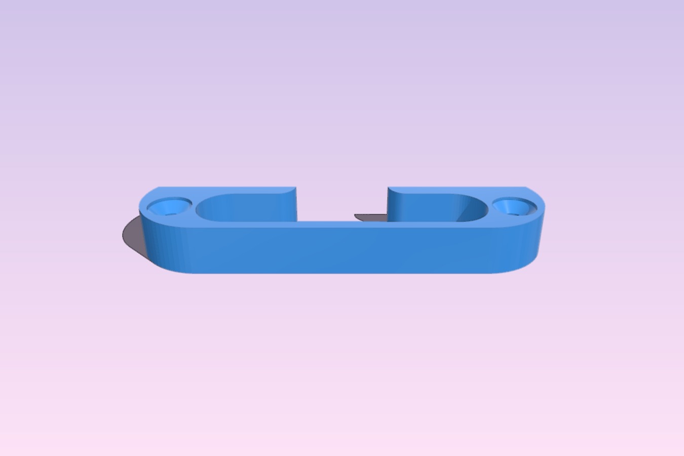 Recessed roller keep