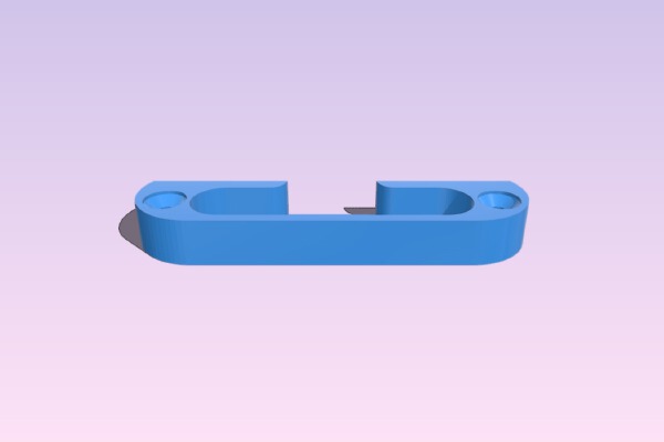 Recessed roller keep | 3d print model