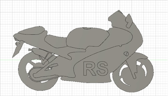 Aprilia RS_Keychain | 3d print model