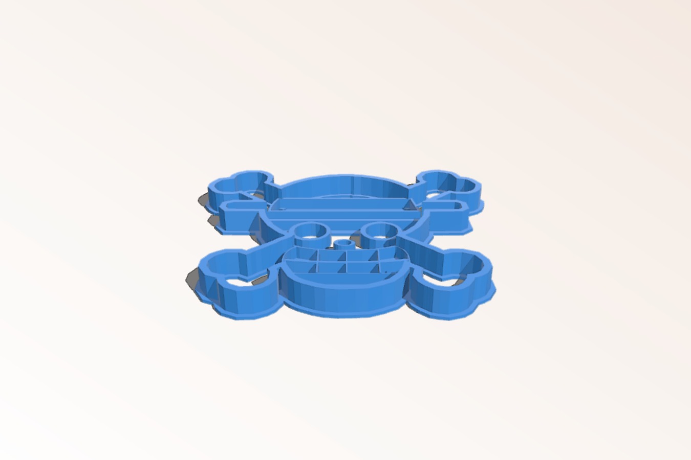 One Piece Pirate Skull Cookie Cutter