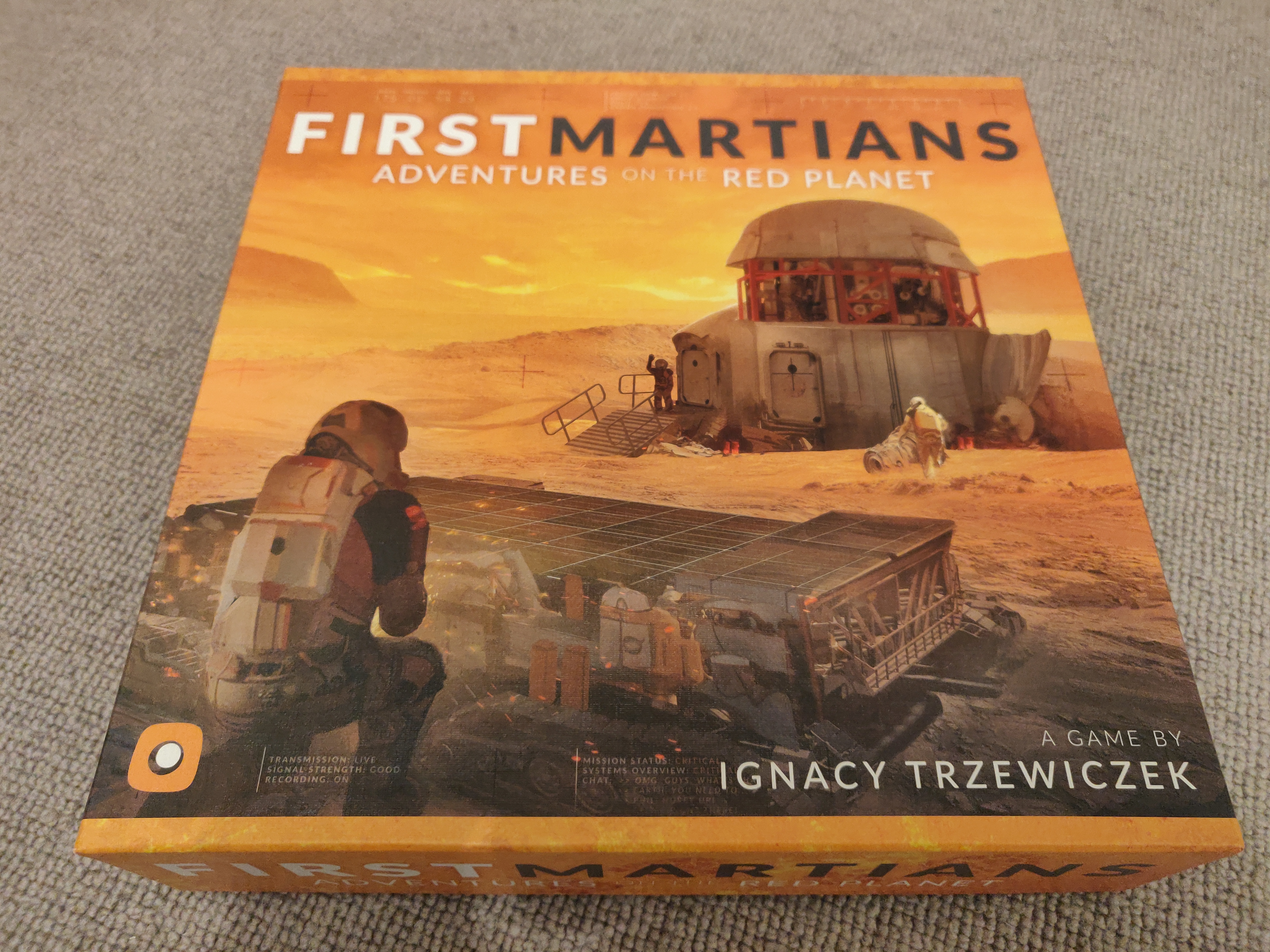 First Martians - Adventures on the Red Planet - 1st Edition - game insert