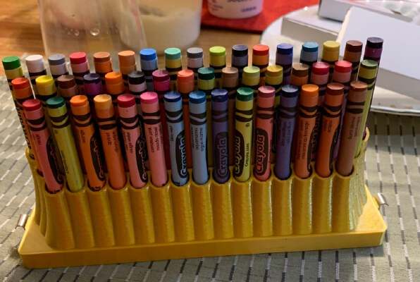 Crayon Holder (48 Crayons) | 3d print model