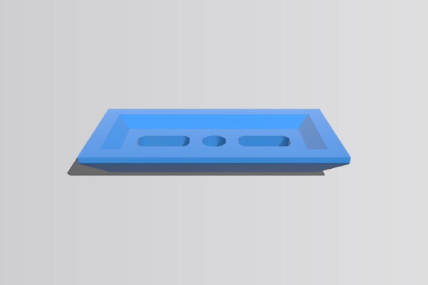Bracket for glass Shelf | 3d print model