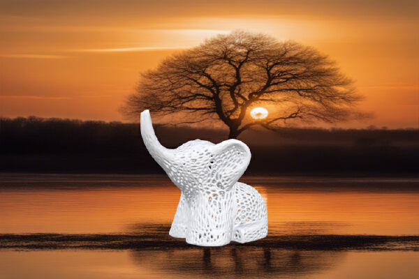 3d printed elephant | 3d print model