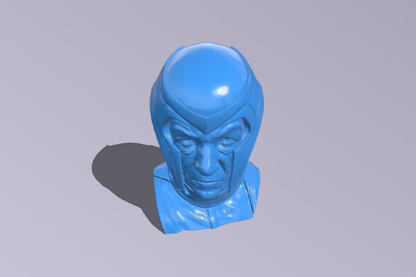 Bust of Ian McKellen as Magneto | 3d print model
