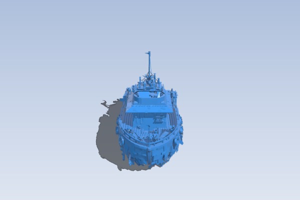 post apoc house boat - terrain | 3d print model