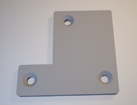 Creality cr-10s(cr10s) 3D printer T-braket, X-axis motor braket | 3d print model