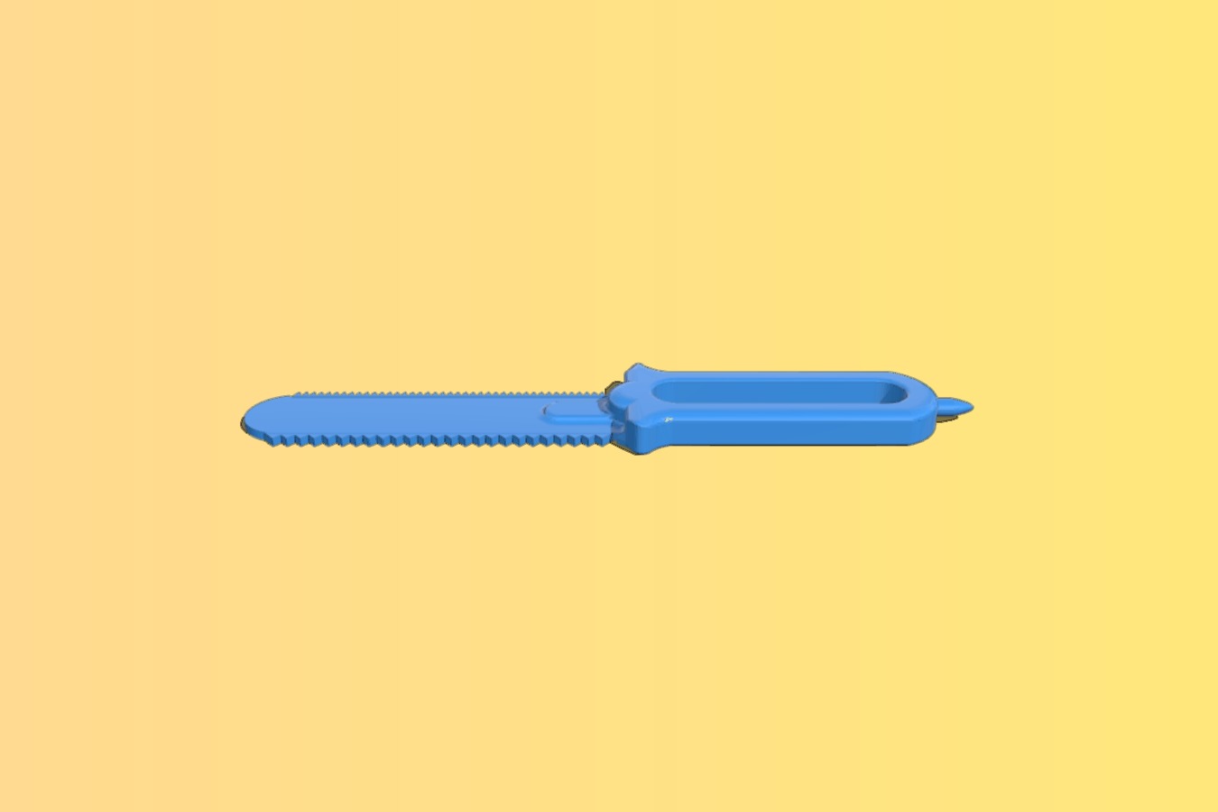 Single cardboard saw