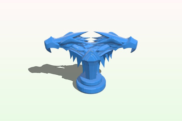 Hawk Head Bust | 3d print model