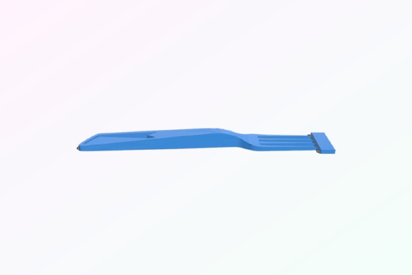 Simple design fork | 3d print model