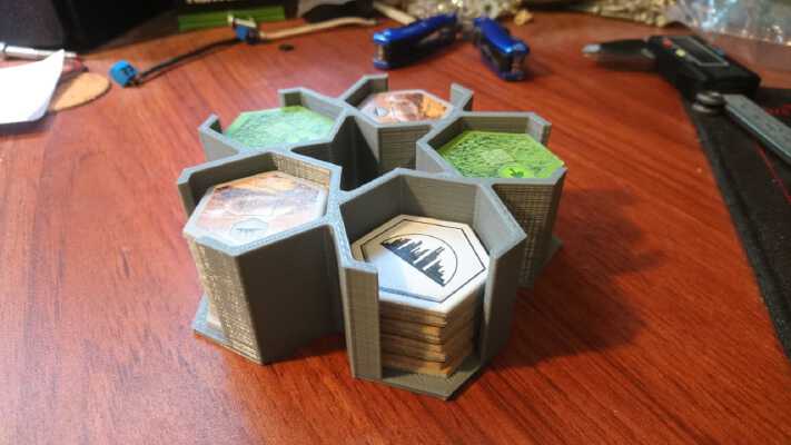 Terraforming Mars - Tile Holder | 3d print model