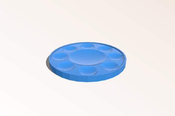 Paint Palette | 3d print model
