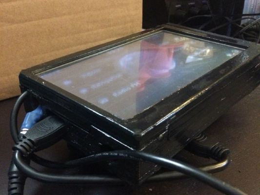 7 inch lcd with raspberry pi housing | 3d print model
