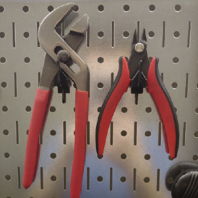Wall Control Adjustable Plier_Wire Cutter Holder | 3d print model
