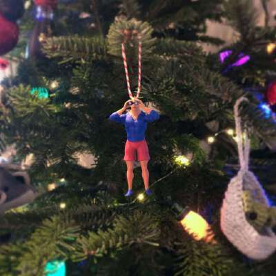 Dwayne 'The Rock' Johnson - aka Little Mitch from Baywatch - Christmas Ornament | 3d print model