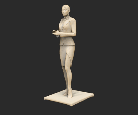 Cyberpunk Women x6 | 3d print model