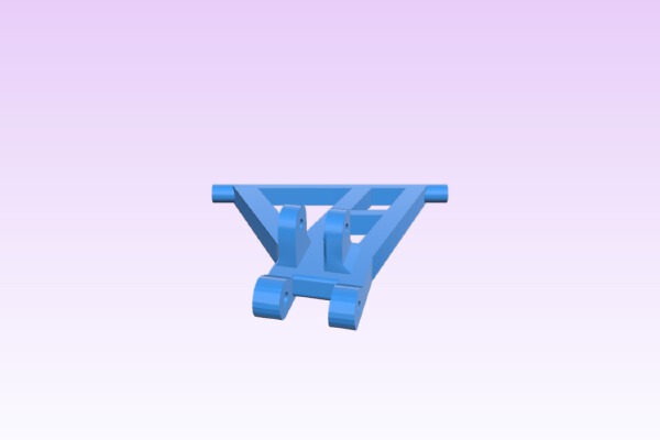 Tamiya CW01 Lunchbox independent front suspension upgrades  A-arms | 3d print model