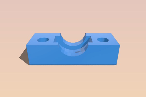 Lulzbot TAZ E3D v6 Mount | 3d print model