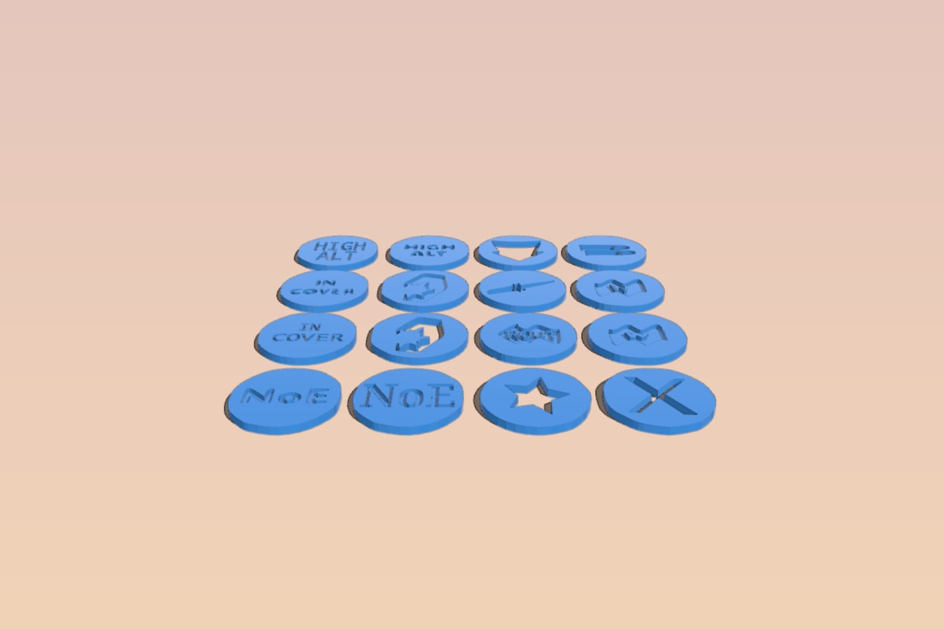 Mobile Suit Skirmish Tokens