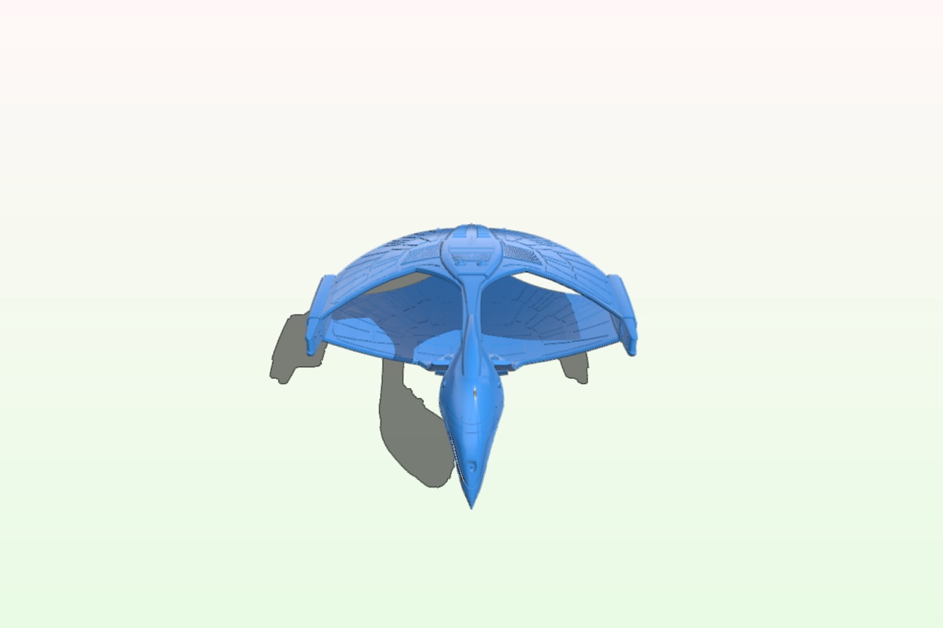 Star Trek - The Next Generation Romulan D'deridex Type Warbird