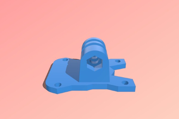 Speedy Bee Frame V2 Gopro Mount | 3d print model
