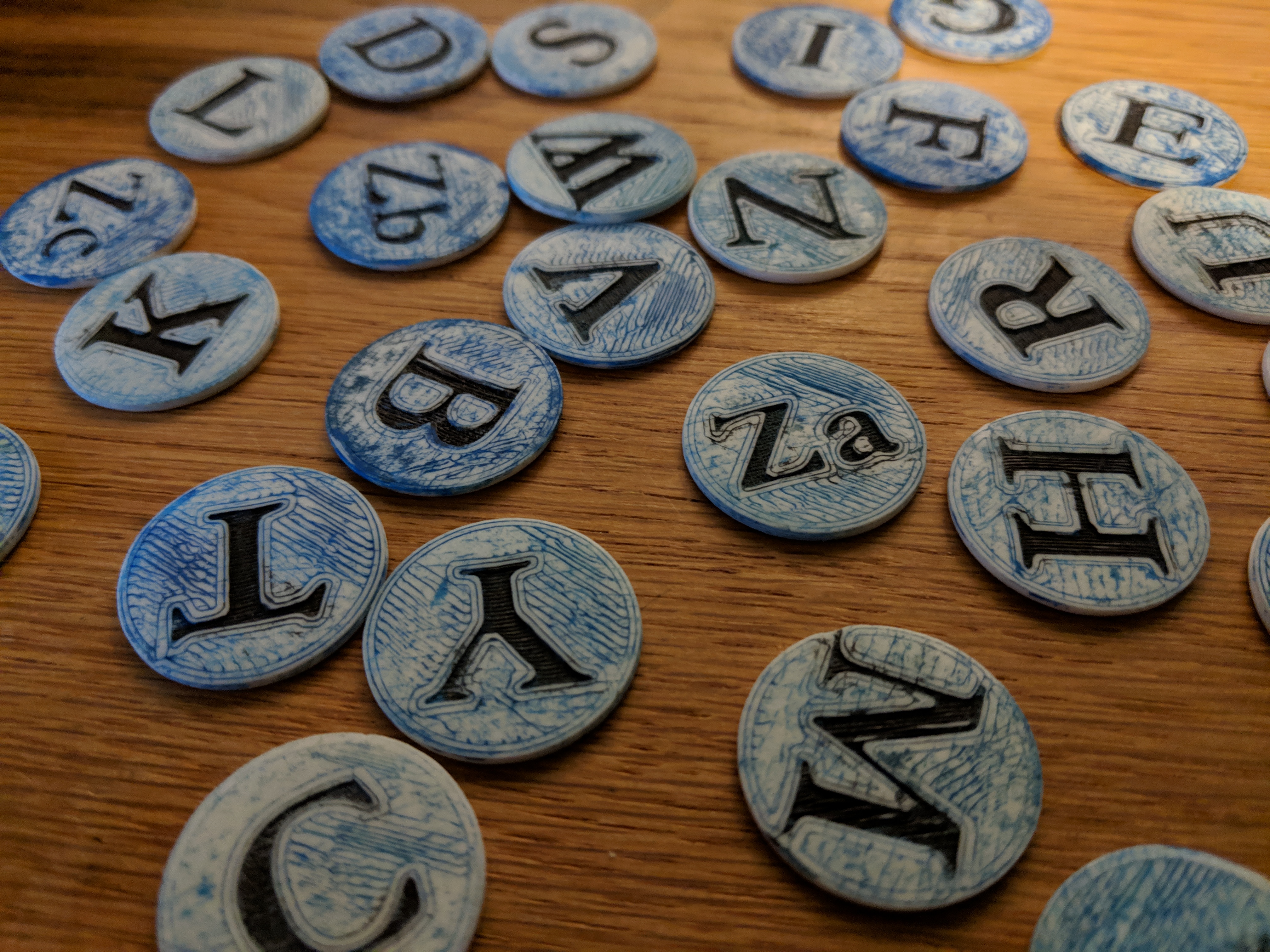 Catan 5-6 player expansion chics (number tiles)