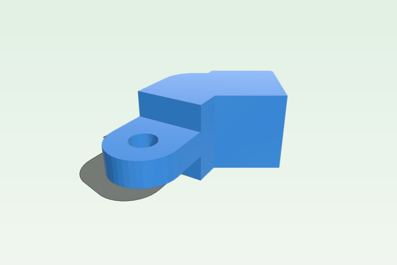 Cooling Duct arm for Kossel Mini Effector by Saldot