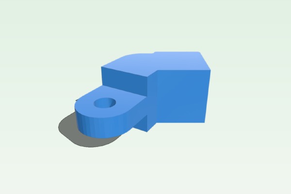 Cooling Duct arm for Kossel Mini Effector by Saldot | 3d print model