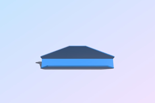 Headphone holder for shelf | 3d print model