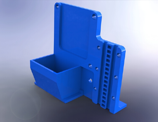 air duct support and bltouch for flyingbear p905x | 3d print model