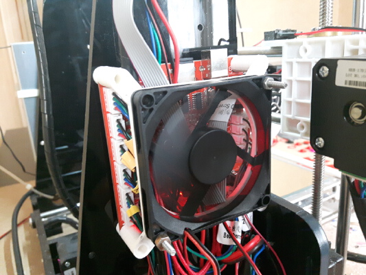 Minimalist Mainboard Fan Holder Anet A8 | 3d print model