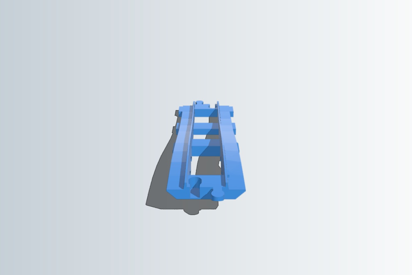 Lego Duplo rail bridge