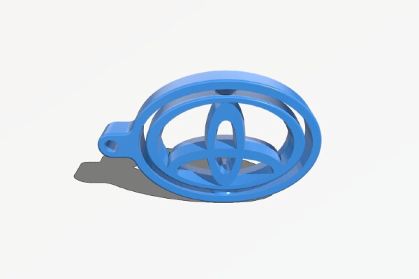 TOYOTA KEYCHAIN | 3d print model
