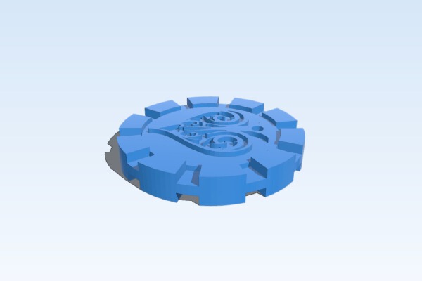 Ace of Spades Poker Chip | 3d print model