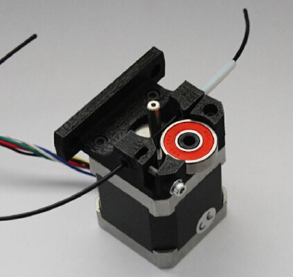 Compact Bowden Extruder with HexNut Filament Holder | 3d print model