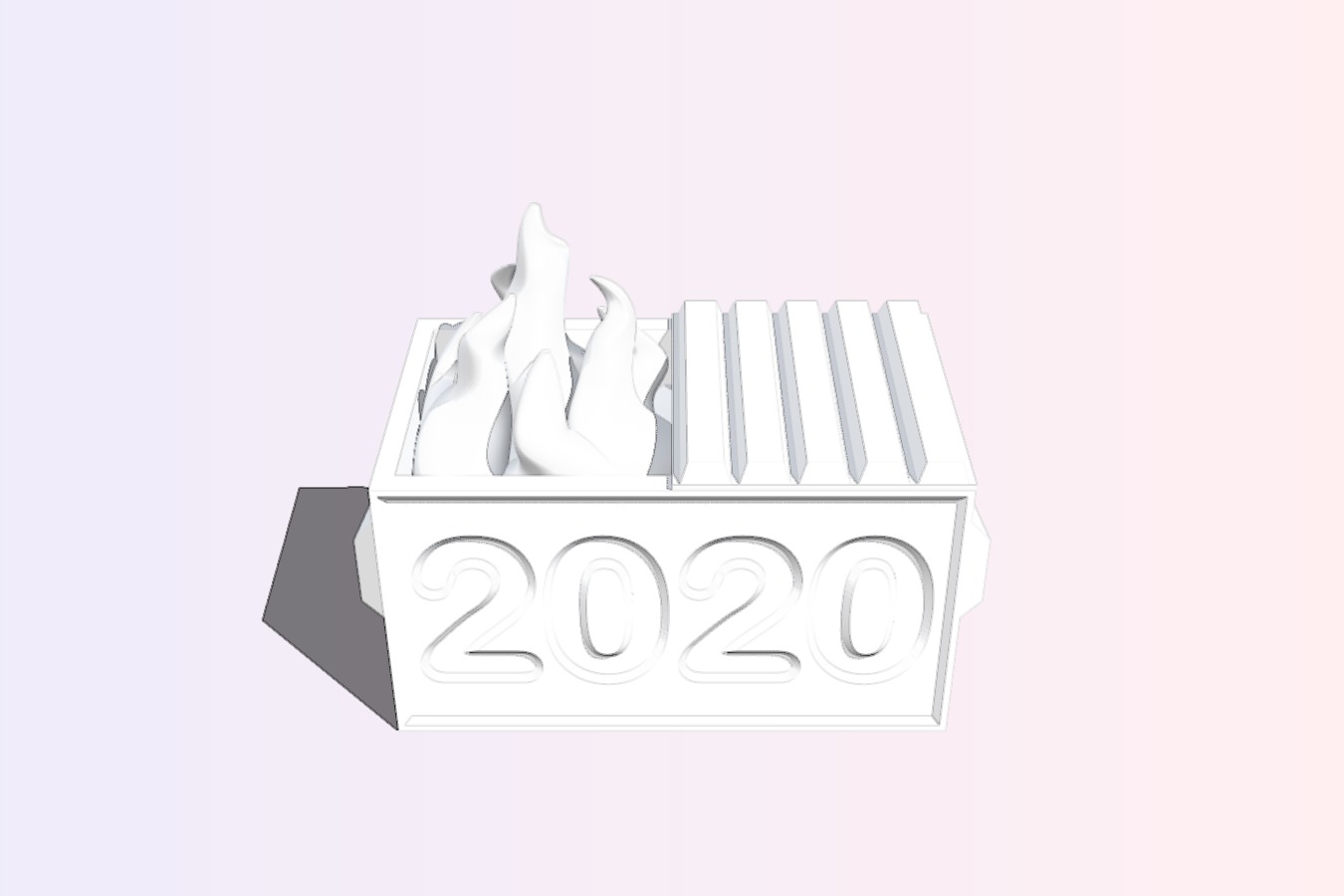 2020 Multi-Colour Dumpster Fire