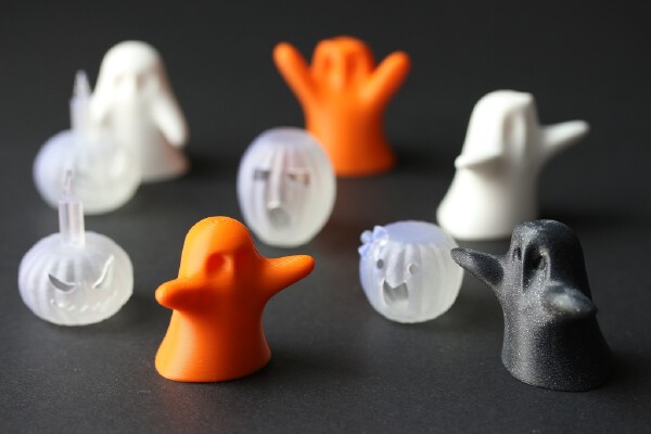 Halloween Ghosts & Pumpkins Set | 3d print model