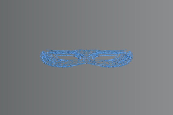  Carneval mask 07 | 3d print model