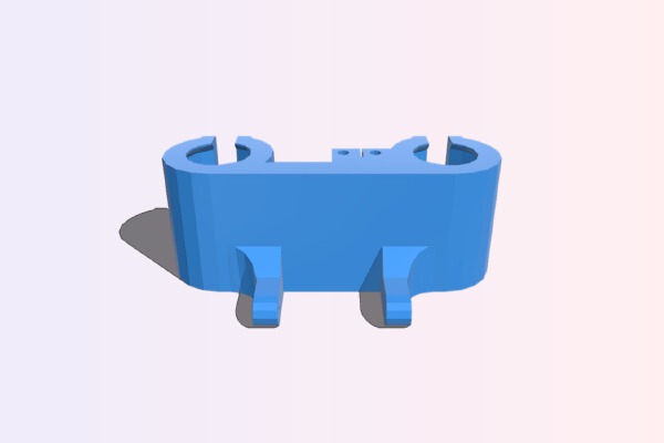 Enlarged Rostock Clamp Carriage | 3d print model