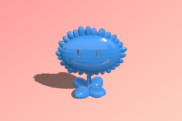 PvZ Sunflower | 3d print model