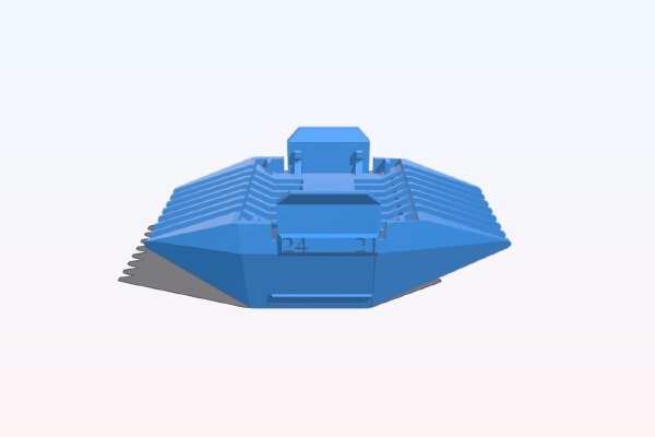 Panasonic Hair Trimmer ER1421  21-24mm Haarschneider | 3d print model